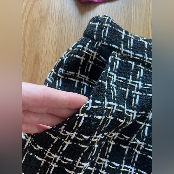 Wide‎ Leg Tweed Shorts | SHEIN - Picture 4 of 8